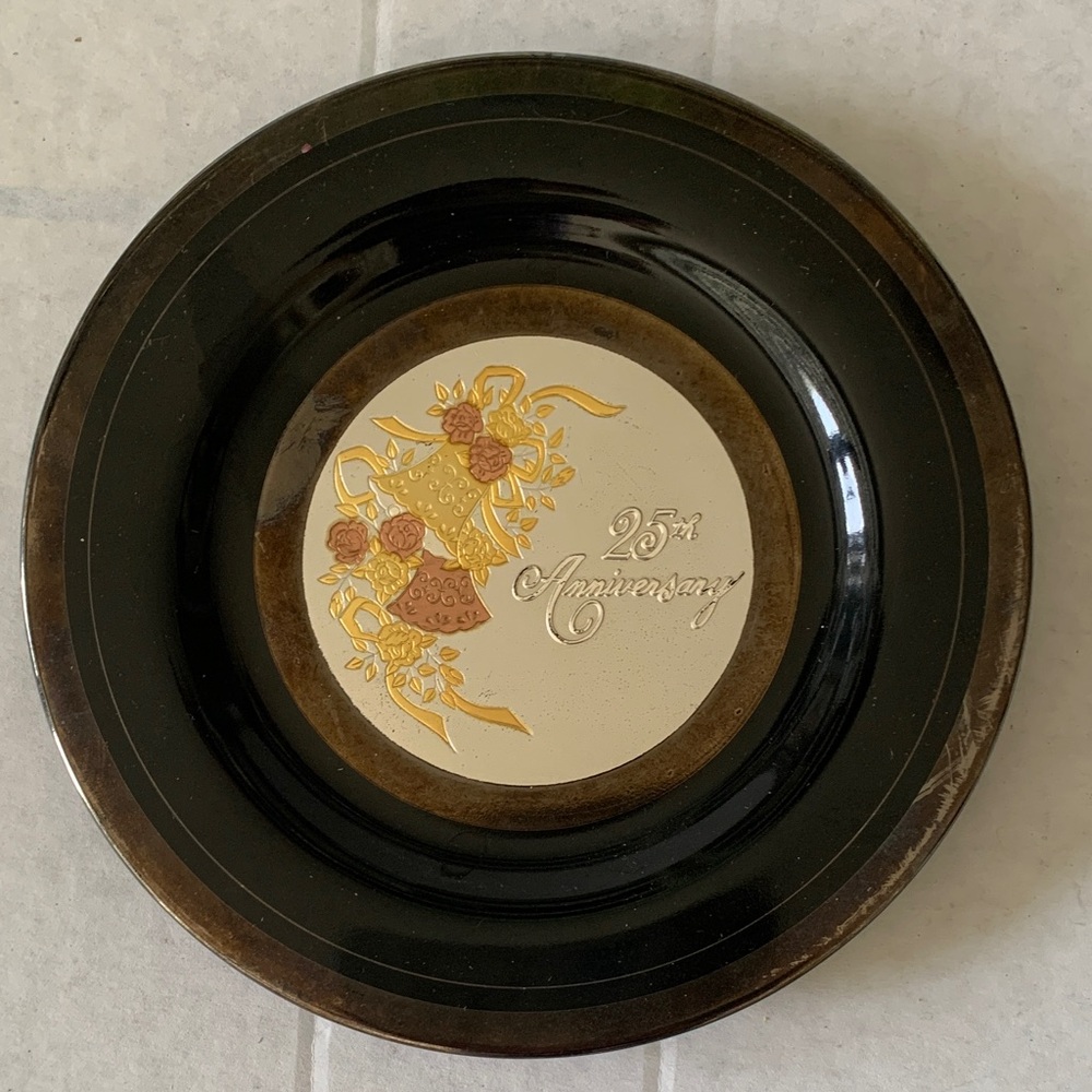 25th Anniversary Decorative Plate
